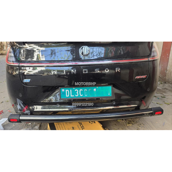 MG Windsor EV Pro Rear Bumper Guard Aluminum With Fitting MG Windsor EV Pro Rear Bumper Guard Aluminum With Fitting