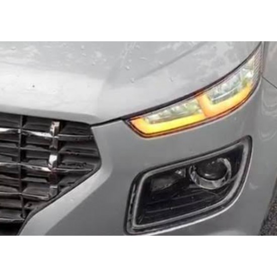 Hyundai Venue Headlight LED DRL Light With Moving Matrix Turn Signal