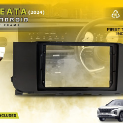 Hyundai Creta 2024 Facelift Dashboard Stereo Fascia Frame  9inches Hyundai Creta 2024 Facelift Dashboard Stereo Fascia Frame  9inches