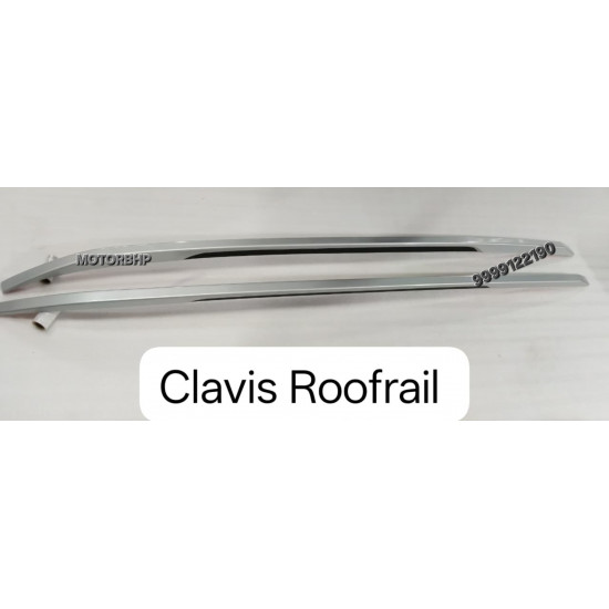 Kia Carens Clavis Premium Roof Rails (Black & Silver Finish) Kia Carens Clavis Premium Roof Rails (Black & Silver Finish)