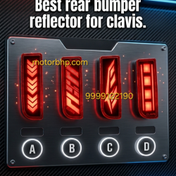 Kia Carens Clavis Back Bumper Reflector Matrix LED Light - First In India