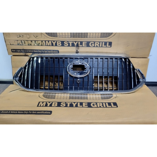 Toyota Innova Hycross Maybach Style Chrome Front Grill
