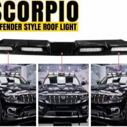 Mahindra Scorpio N Defender Style Front Roof Led Light Spoiler