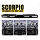Mahindra Scorpio N Defender Style Front Roof Led Light Spoiler