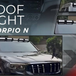 Mahindra Scorpio N Defender Style Front Roof Led Light Spoiler