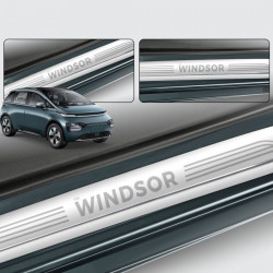 MG Windsor EV Stainless Steel Sill Guard Welcome Plate