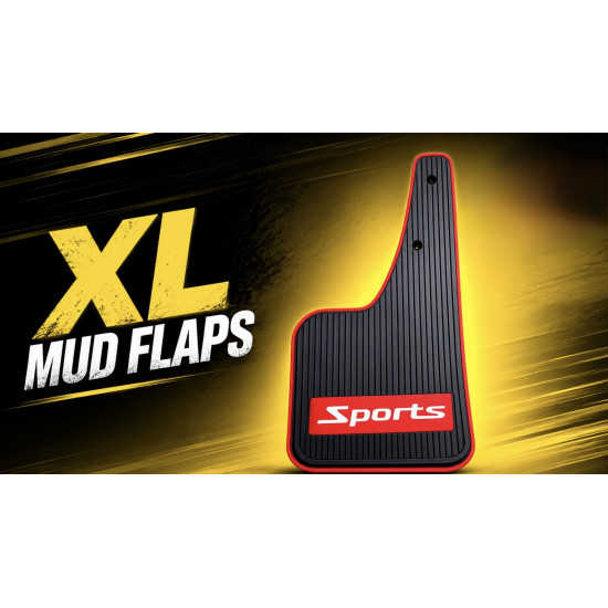 Sports XL Size Mud Flap /Mud Guard For All Cars - Set of 4