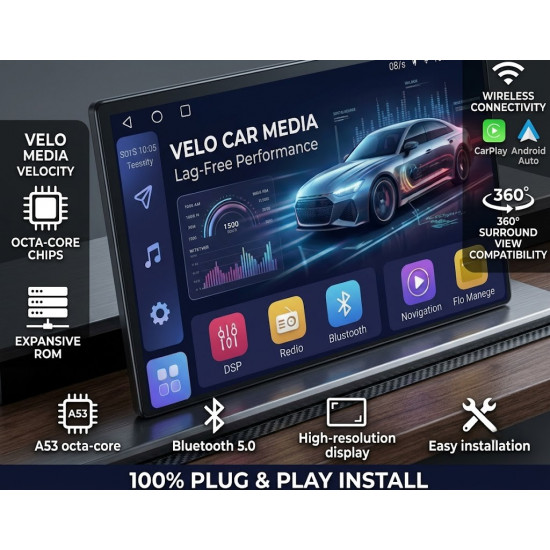 Kia Carens 10" Plug & Play Android Stereo Upgrade | 4GB/64GB, DSP, Wireless Apple CarPlay Kia Carens 10" Plug & Play Android Stereo Upgrade | 4GB/64GB, DSP, Wireless Apple CarPlay