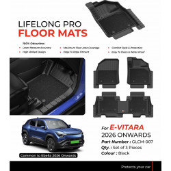 GFX PRO Mats For Suzuki E Vitara & E Bella 2026 Black GFX PRO Mats For Suzuki E Vitara & E Bella 2026 Black