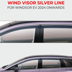MG Windsor EV Rain Door Visor Chrome Line MG Windsor EV Rain Door Visor Chrome Line