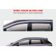 MG Windsor EV Rain Door Visor Chrome Line