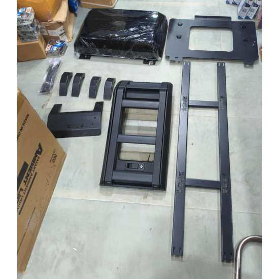 Mahindra Thar Roxx Defender Style Storage Box and Ladder 