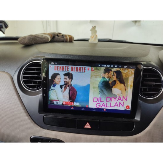 Hyundai Grand I10  Android Car Stereo Motorbhp Edition (2GB/16 GB) with Night Vision Camera & Frame