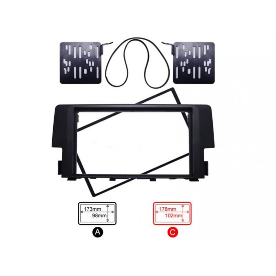    Honda Civic (New) Dashboard Stereo Fascia Frame