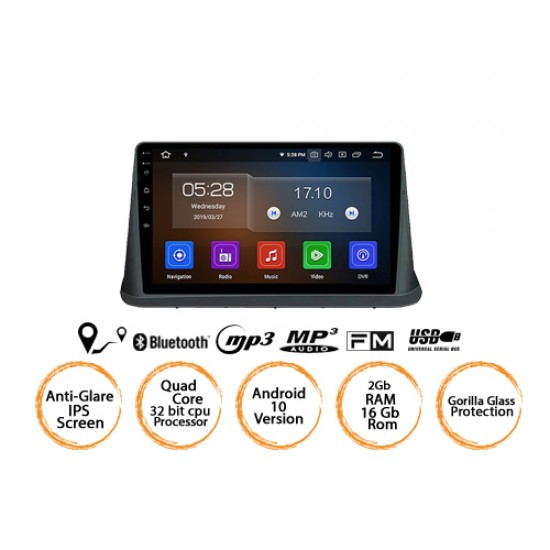  Ford Figo DSP Android Car Stereo & Apple Carplay 2gb Ram+32gb ROM with Canbus