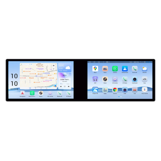24" Dual Screen Android - OLED Display  Stereo 6GB Ram/ 128GB Rom With 360 Support 
