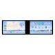 24" Dual Screen Android - OLED Display  Stereo 6GB Ram/ 128GB Rom With 360 Support 
