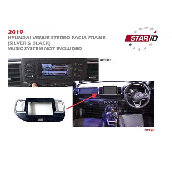    Hyundai Venue Dashboard Stereo Fascia Frame