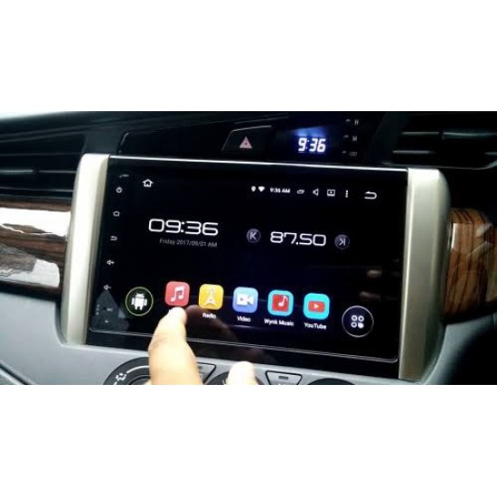 Toyota Innova Crysta Android Car Stereo Motorbhp Edition (2GB/16 GB) with Night Vision Camera & Frame