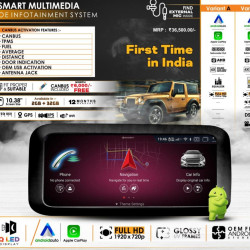 Mahindra Thar Smart OEM Fit Infotainment System Apple Carplay & Android Auto 4g Sim Variant B Mahindra Thar Smart OEM Fit Infotainment System Apple Carplay & Android Auto 4g Sim Variant B