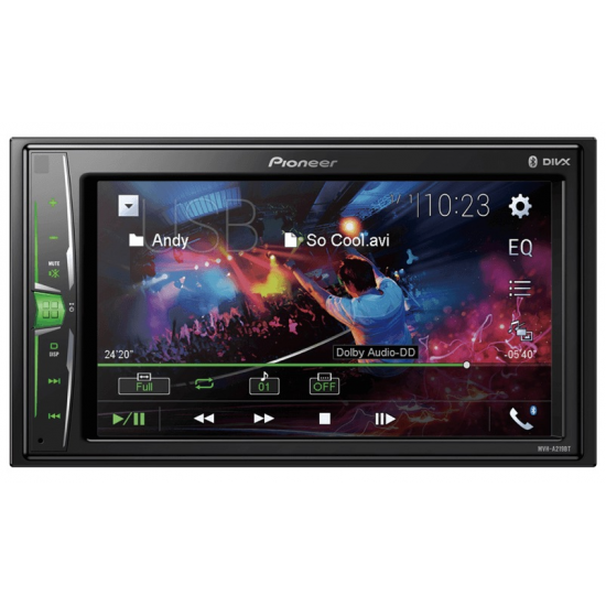 Pioneer AVH-A209BT Car Stereo-15.7cm 6.2 Inch Touch Screen DVD Player