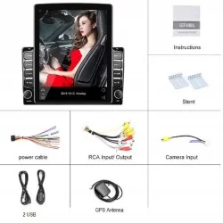 Hyundai Elite i20 WorldTech Tesla Type Car Stereo with Apple CarPlay & Android Auto Touch Screen Full HD Display Android Ver.10