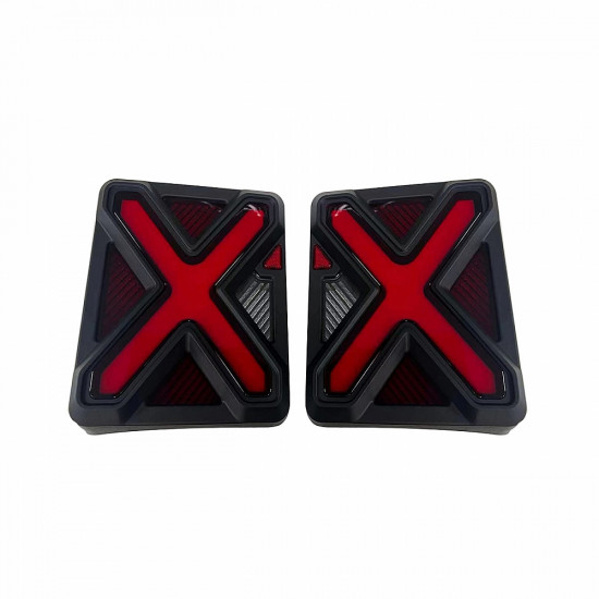 Mahindra Thar Roxx X Design Modified Tail Light Mahindra Thar Roxx X Design Modified Tail Light