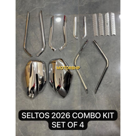 Kia Seltos 2026 Chrome Combo Kit - Set of 4