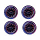 Mahindra Thar Roxx Cardi K4 AC Vent RGB LED 4 Pcs