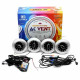 Mahindra Thar Roxx Cardi K4 AC Vent RGB LED 4 Pcs