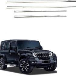 Mahindra Thar Roxx Chrome Lower Window Garnish Mahindra Thar Roxx Chrome Lower Window Garnish