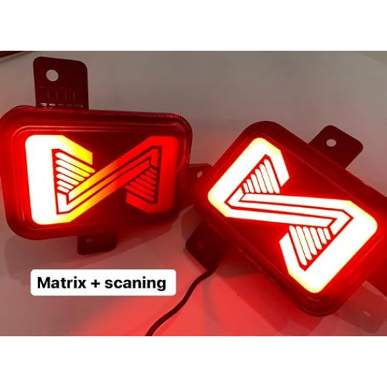 Mahindra Thar Roxx LED Reflector Light Infinity Design