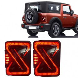Mahindra Thar Roxx X Style Smoke Tail Light Mahindra Thar Roxx X Style Smoke Tail Light