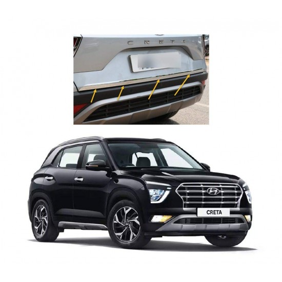 Hyundai Creta 2020 Trunk Lower Dicky Patti Chrome