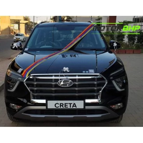 Hyundai New Creta 2020 Onwards Chrome Front Grill Complete (Ring and Slats)