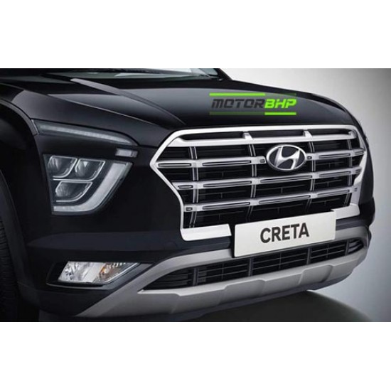 Hyundai Creta 2020 Chrome Accessories Combo Kit 4 (Set of 6 items)