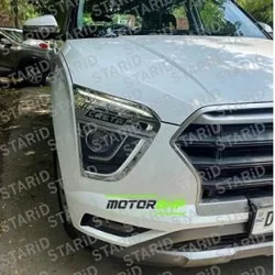 Hyundai Creta 2020 Chrome Accessories Combo5 (Set of 6 items)