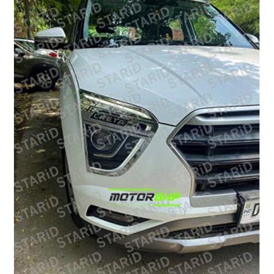 Hyundai Creta 2020 Chrome Accessories Combo5 (Set of 6 items)