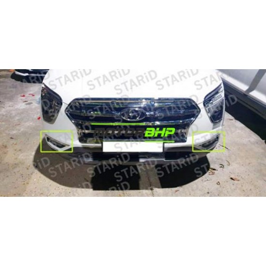 Hyundai Creta 2020 Fog lamp Chrome + Car Perfume Free