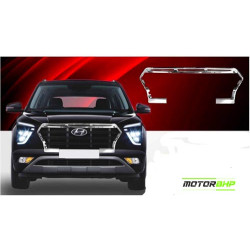 Hyundai Creta 2020 Chrome Accessories Combo Kit 4 (Set of 6 items)