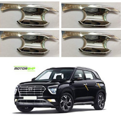 Hyundai Creta 2020 Door Handle Bowl Cover Chrome  Hyundai Creta 2020 Door Handle Bowl Cover Chrome