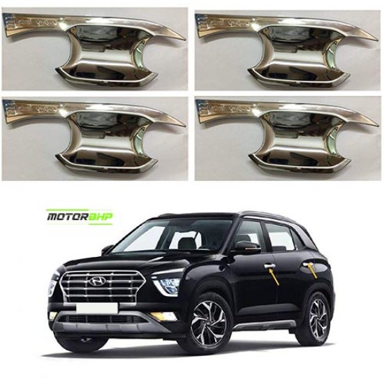 Hyundai Creta 2020 Door Handle Bowl Cover Chrome 