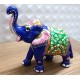 Home Decorative Rajasthani Handicraft Meenakari on Big Elephant- Multi Color 