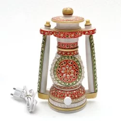 Home Decorative Jaipuri Handicraft Marble Light Lantern 8 Inch