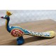 Home Decorative Jaipuri Handicraft Meenakari Metal Peacock Set Of 3