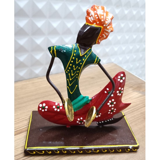 Rajasthani Musicians Metal Playing Musical Instrument Idol Figurine Items Rajasthani Musicians Metal Playing Musical Instrument Idol Figurine Items