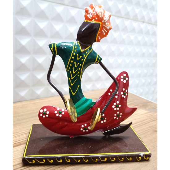Rajasthani Musicians Metal Playing Musical Instrument Idol Figurine Items Rajasthani Musicians Metal Playing Musical Instrument Idol Figurine Items