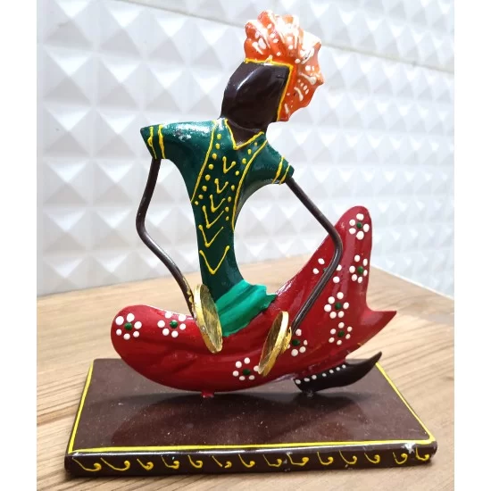 Rajasthani Musicians Metal Playing Musical Instrument Idol Figurine Items Rajasthani Musicians Metal Playing Musical Instrument Idol Figurine Items