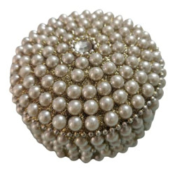 Silver Traditional Metal Pearl Box Set Of 3