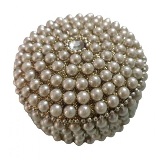 Silver Traditional Metal Pearl Box Set Of 3